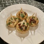 ティオ・ダンジョウ - マッシュルームの鉄板焼き800円