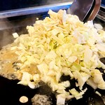 江戸もんじゃひょうたん - 野菜もしっかり