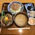 キッチン・カフェ ばる - 料理写真:まぐろユッケどんぶりと手作りメンチかつセット