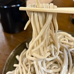 そば処　おおけやき - そばは平打ち風