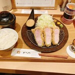 覚王山とんかつ わだ福 - 上リブロース御膳