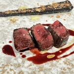 Ristorante Ecru - 蝦夷鹿-brace- 稚内の蝦夷鹿の備長炭の炭火焼き