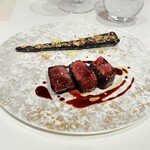 Ristorante Ecru - 蝦夷鹿-brace- 稚内の蝦夷鹿の備長炭の炭火焼き