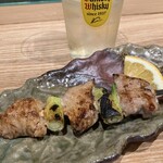 釜炊きおむすび うめぼし - 本マグロ葱鮪串