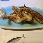 居酒屋いいの - ゲソ揚げ(お通し)