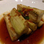 家全七福酒家 SEVENTH SON RESTAURANT - 前菜。ナスのXO醤