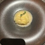 ルサンク  - 海の幸ムースキャベツ包み