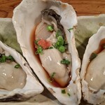 中むら - 厚岸産極上生牡蠣ポン酢