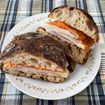 338059578 - 自家製ハムサンド(チーズリュスティック)