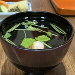 うなぎ 魚政 - 肝吸い