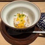 すし人　酒伊 - ふぐ白子TKG