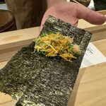 すし人　酒伊 - 締めの手巻き