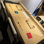 すし人　酒伊 - 店内風景　母屋半個室カウンター席（2席）