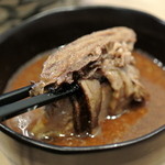 麪家ひばり - 麪家ひばり・魚介つけ麺 チャーシュー(2014.10)