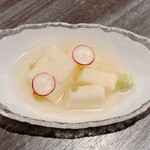 龍のかくれんぼ - 長芋わさび漬け②