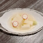 龍のかくれんぼ - 長芋わさび漬け①