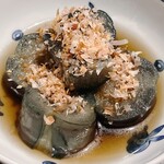 龍のかくれんぼ - 茄子の田舎煮③