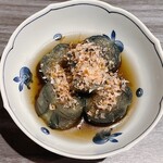 龍のかくれんぼ - 茄子の田舎煮①