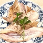 麦と麺助 - 炭焼髙坂鶏（ムネ・モモ）倍増し