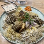 ビリヤニ 狢 - 骨付きマトンビリヤニ、1.5倍量