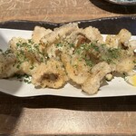いか天国 - アオリイカの下足唐揚げ