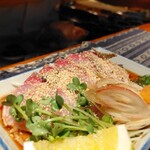 季彩や　ひで - ●鰤の炙りたたきポン酢