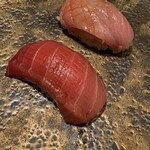 SUSHI BANYA KAI - 大とろと中とろ