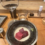 浅草じゅうろく - 大間のマグロの赤みと中トロ