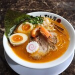 自家製麺 ら～めん かり屋 - エビ塩ら～めん