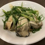 中華料理 徳武 - カキ料理（九条ネギソース）