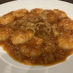 中華料理 徳武 - エビのチリソース