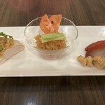中華料理 徳武 - 三種前菜（ハーフ）