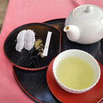 うづらもち - 料理写真:うづらもちお茶セット～☆