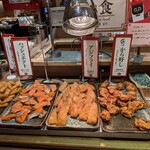 ガスト - ハッシュポテト、焼き鮭、アジフライ、から好しの唐揚げ