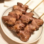本格炭火焼鳥 清志郎 - ハツ（１本２２０円・写真は３本６６０円）２０２６年１月