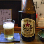 大納言本家 - ビール中瓶(赤星)  