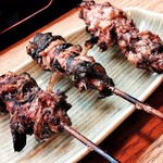 かぶと - 2014,12 天然ウナギの串３本