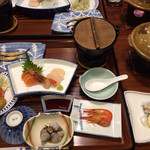 グリル五味 - カキ尽くしコースの最初の一部