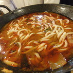 釜焼鳥本舗 おやひなや - 〆のうどん