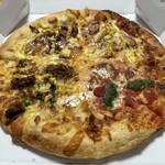 ピザハット - 料理写真:ピザハット・ベスト4(ほっくりポテマヨソーセージ、ピザハット·マルゲリータ、新·特うまプルコギ、テリマヨチキン) Mサイズ 生地 ハンドトス