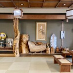 中華そば処 琴平荘 - 大広間の奥の待合場所