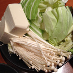 Yakitori Marukin - 鍋 追加野菜