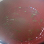 焼鳥丸万 - 鳥スープはあつあつです