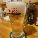 タイ料理バーンファー  - 「アサヒスーパードライ生」(600円)