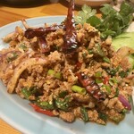 タイ料理バーンファー  - 「ラープムー(豚挽き肉のサラダ)」