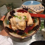 居酒屋 てぃーだんぶい - 揚げ出しジーマミー豆腐