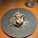 malca - 大黒舞茸のフリット、イタリア産秋トリュフ