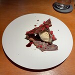 malca - チョコレートとヘーゼルナッツ、柚子のジェラート