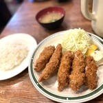 かつれつ四谷たけだ - カキフライ定食