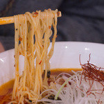 中国郷菜館 大陸風 - １－２）担々麺の麺